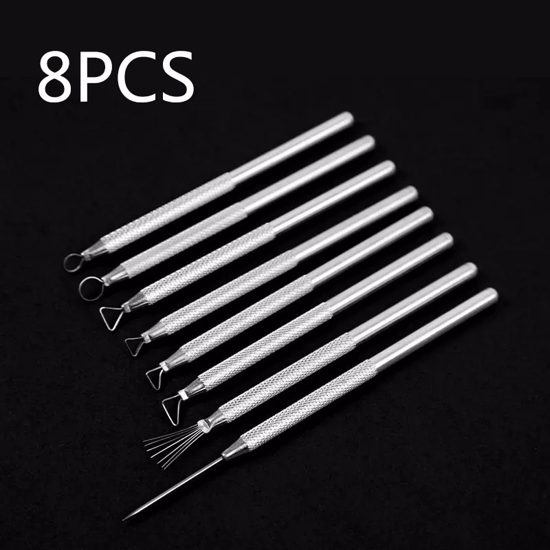 Model Kit Tool - 8Pcs Aluminum Rod Ceramic Tool Set,