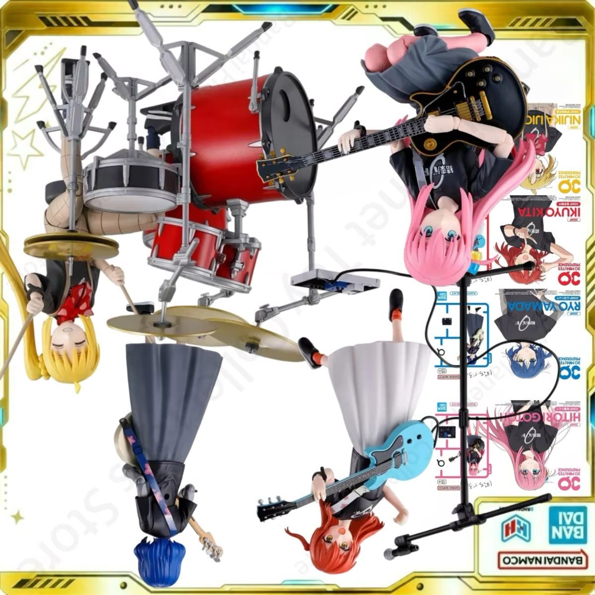 Model Kit Bocchi The Rock - Bandai Action Original Model Anime Bocchi