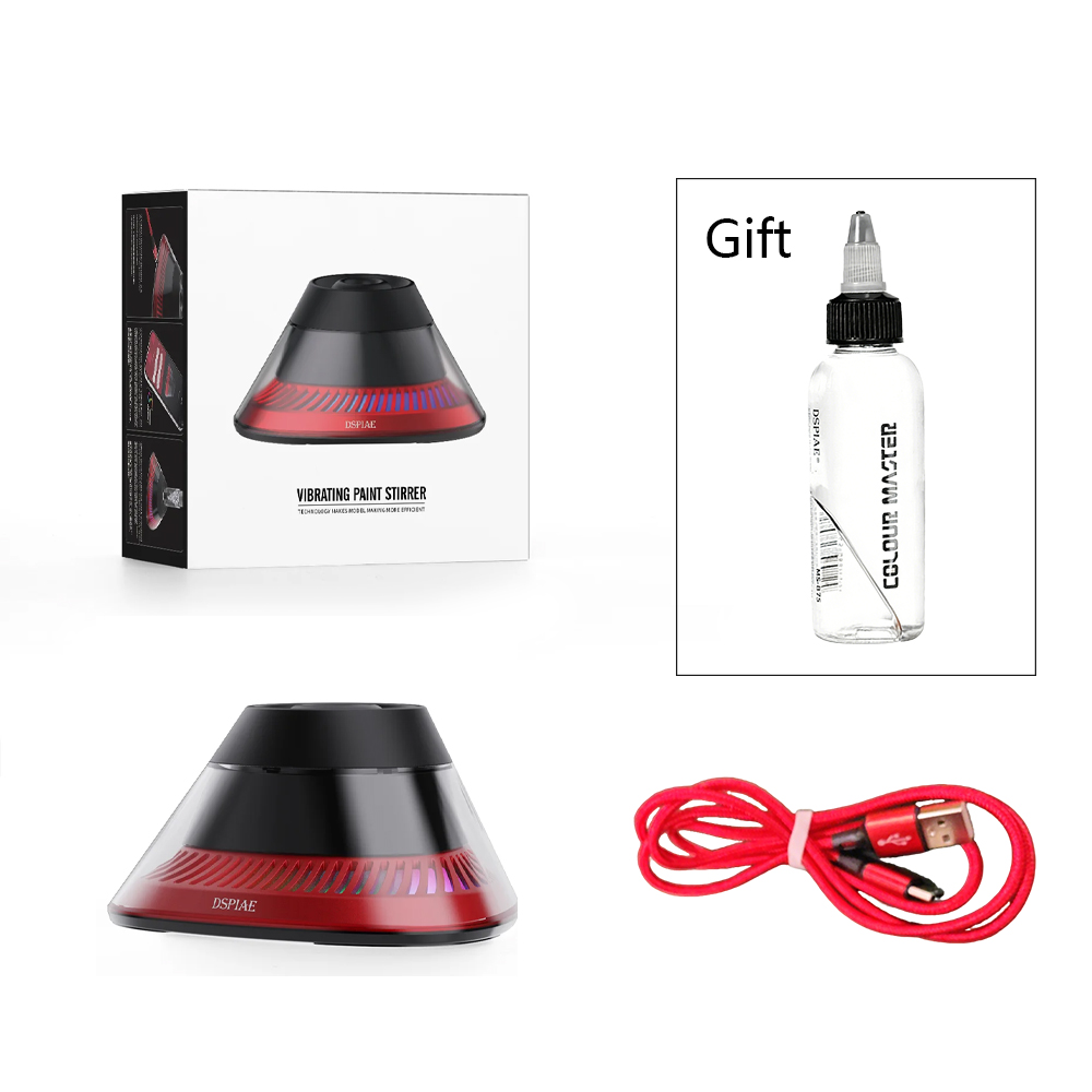 Metallic Paint Set - 【DSPIAE MS-02 Portable Paint Mixer】TYPE-C Oscillating