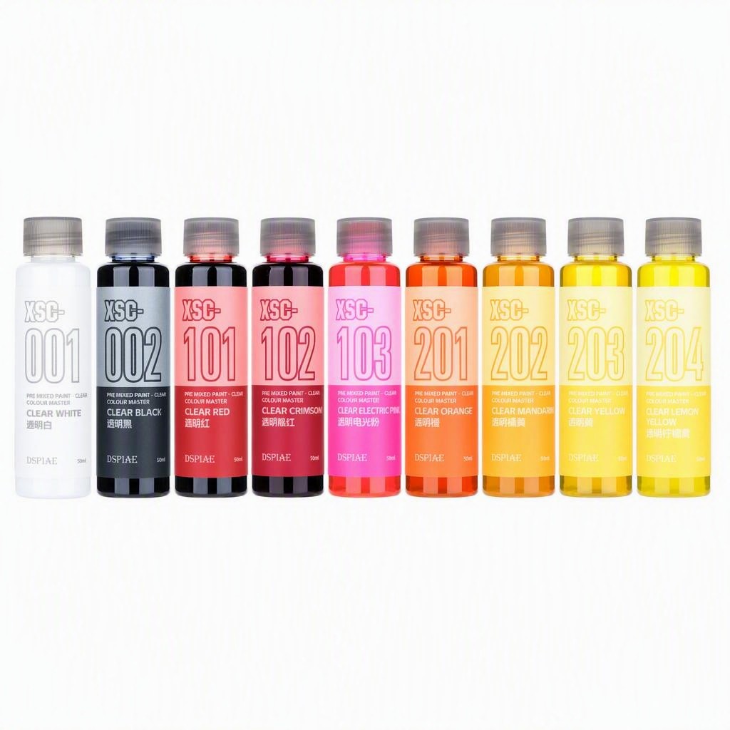 Metallic Paint Set - New DSPIAE XSC Series 50ML Pre