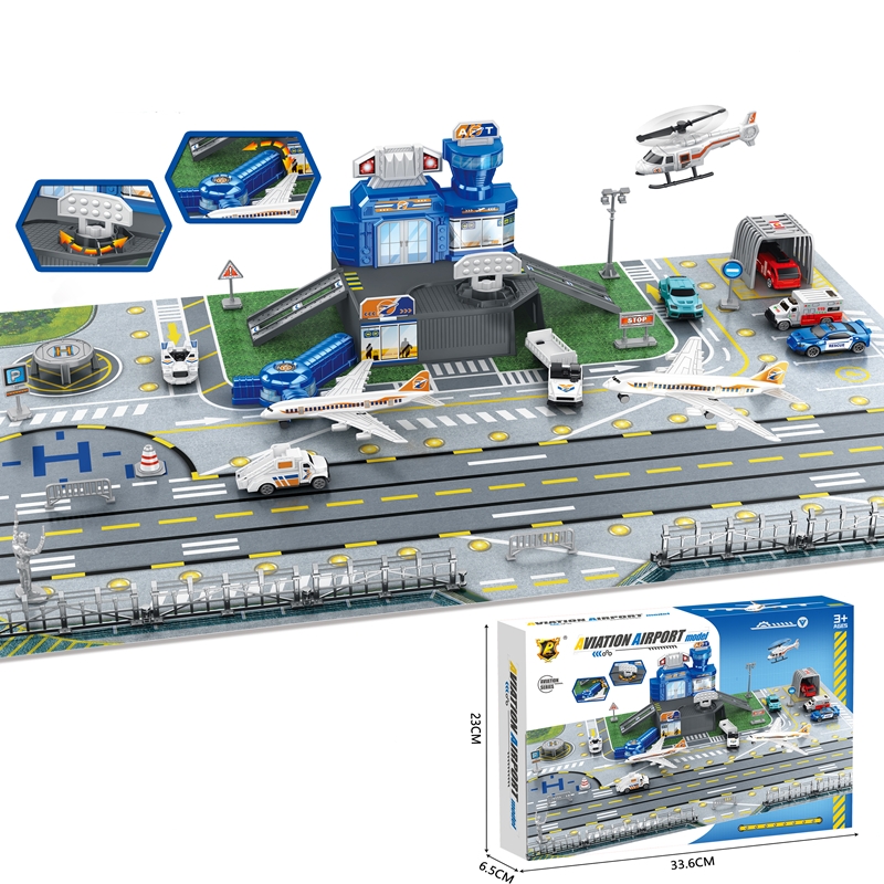 Children's Airport Scene Toy S - đánh giá và giá Model Kit Plane