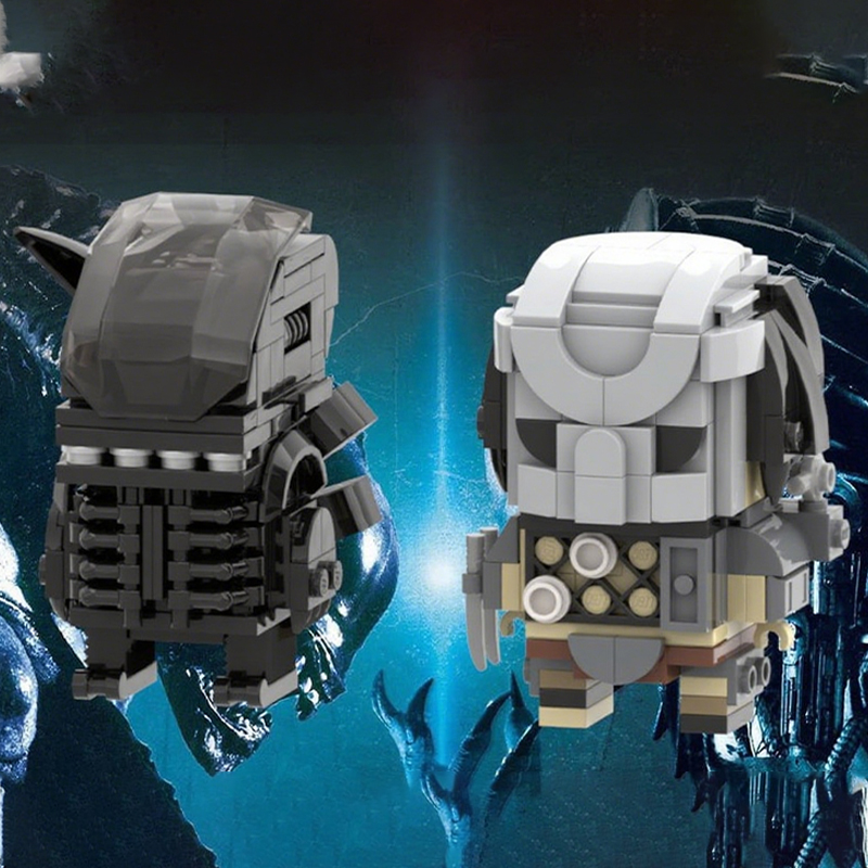 322pcs MOC Predator Vs Alien B - đánh giá và giá Model Kit Vs Figure