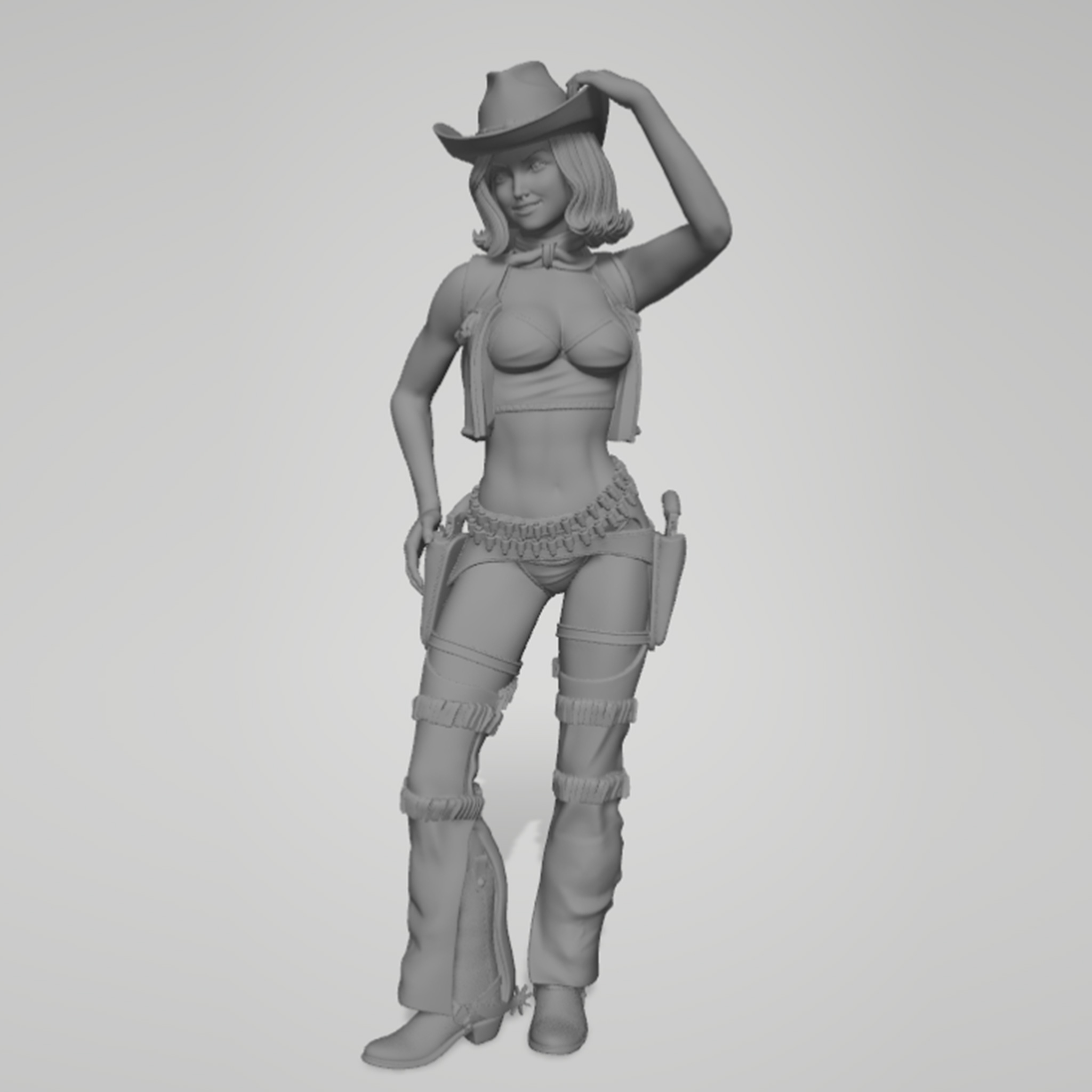 1/24 1/18 1/12 cowboy girl Una - đánh giá và giá Model Kit For Girls
