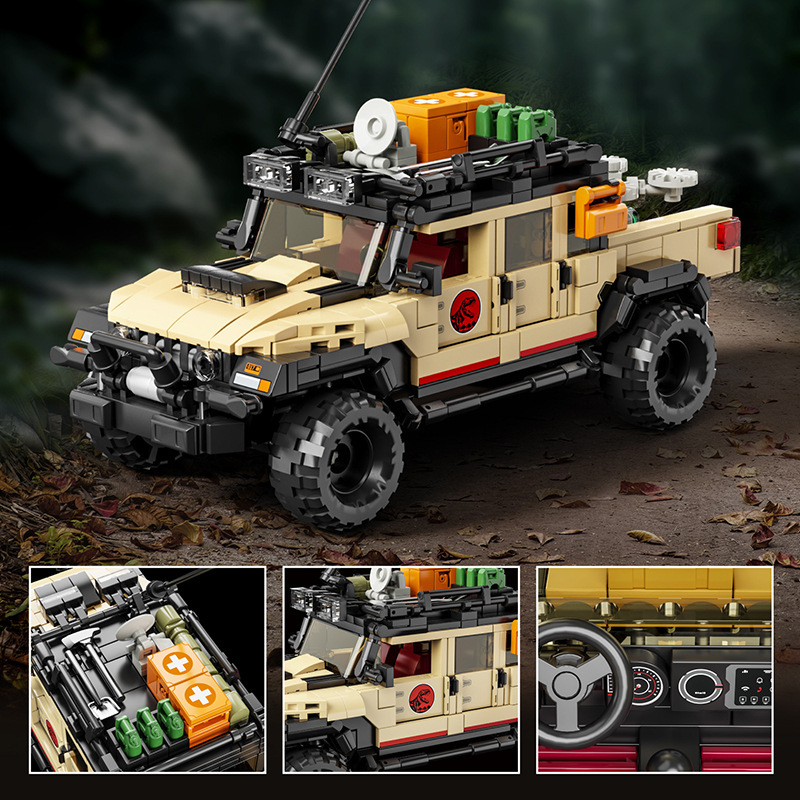 1632pcs Jurassic Dinosaur Off- - đánh giá và giá Model Kit Dinosaur