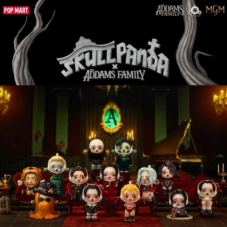 POP MART SKULLPANDA Addams Fam - đánh giá và giá Model Kit For Girls