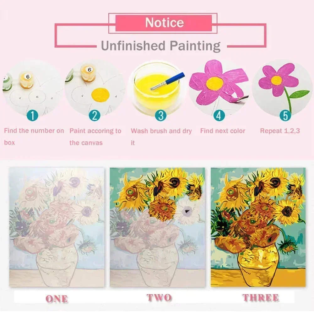Paint By Numbers Swan Pattern  - đánh giá và giá Metallic Paint Set