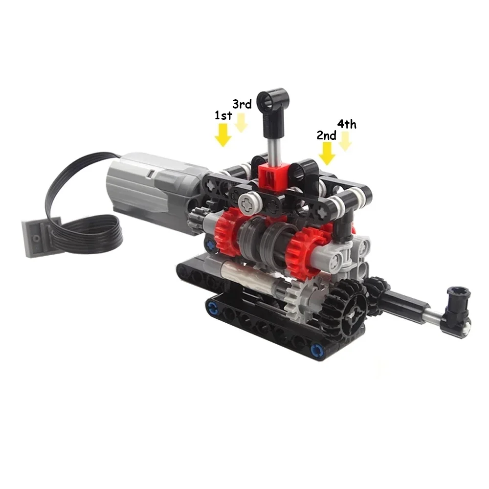 MOC High-tech 4 Speeds Gearbox - đánh giá và giá Model Kit Chemistry