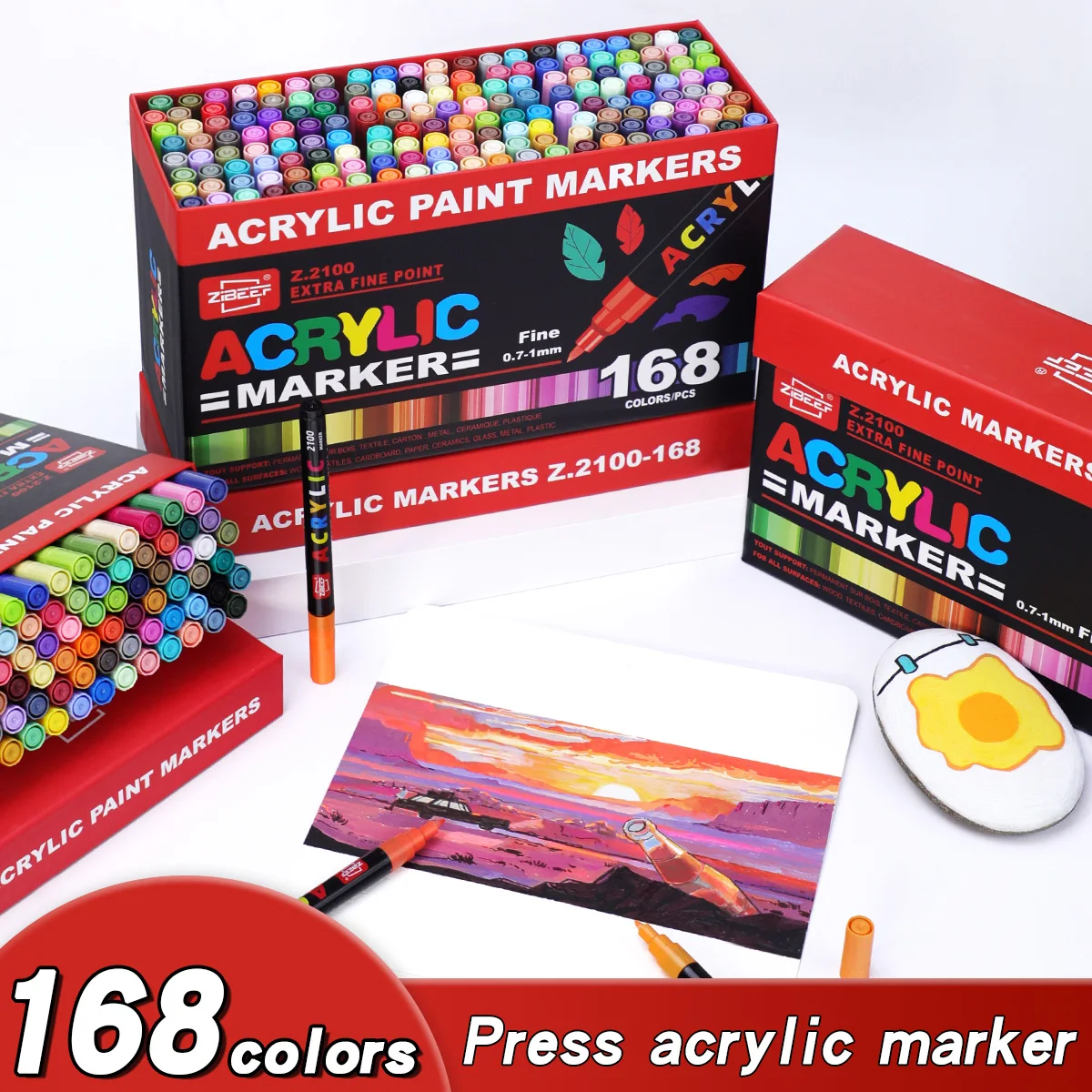 36-240 Colors Acrylic Paint Ma - đánh giá và giá Metallic Paint Set