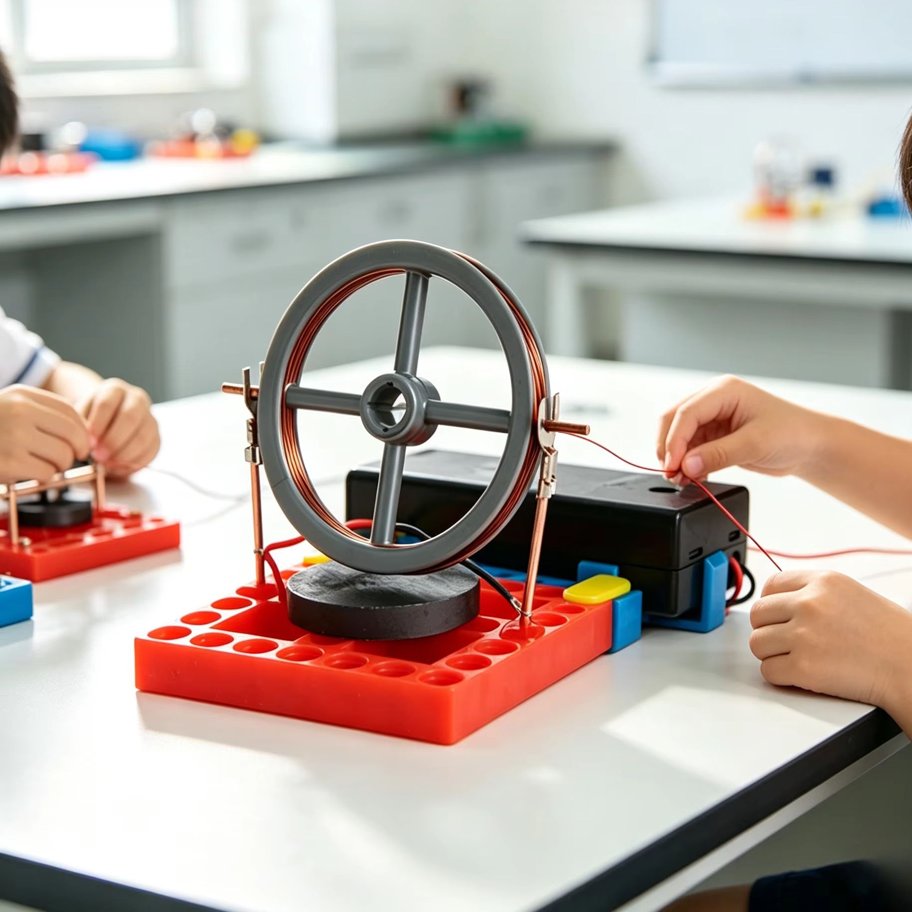 DIY Electromagnetic Motor Expe - đánh giá và giá Model Kit Motor