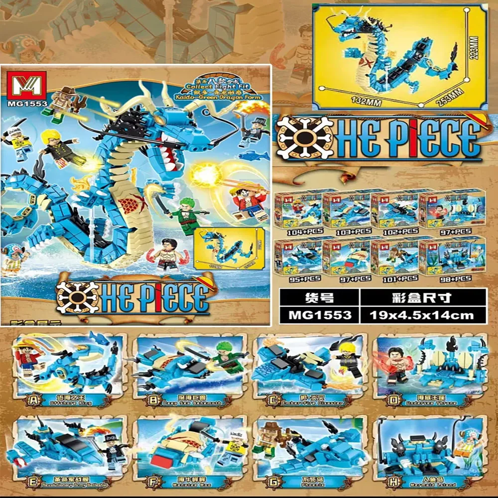 8in1 One Piece Building Blocks - đánh giá và giá Model Kit Chemistry