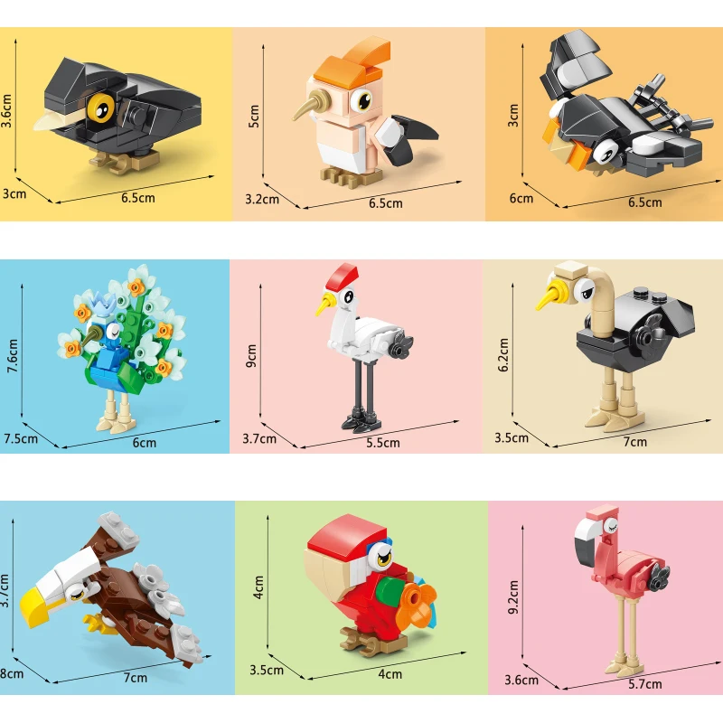 Bricks Animal Bird Paradise Cr - đánh giá và giá Model Kit For Girls