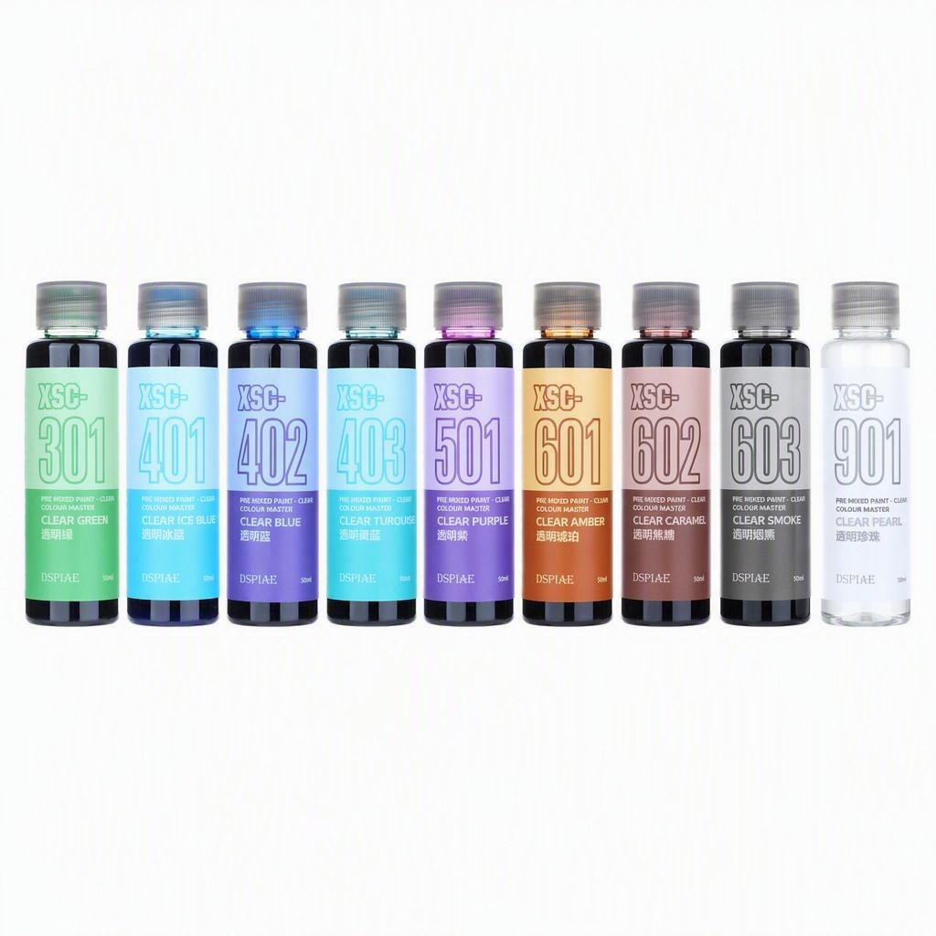 DSPIAE XSC Series 50ML Pre Mix - đánh giá và giá Metallic Paint Set