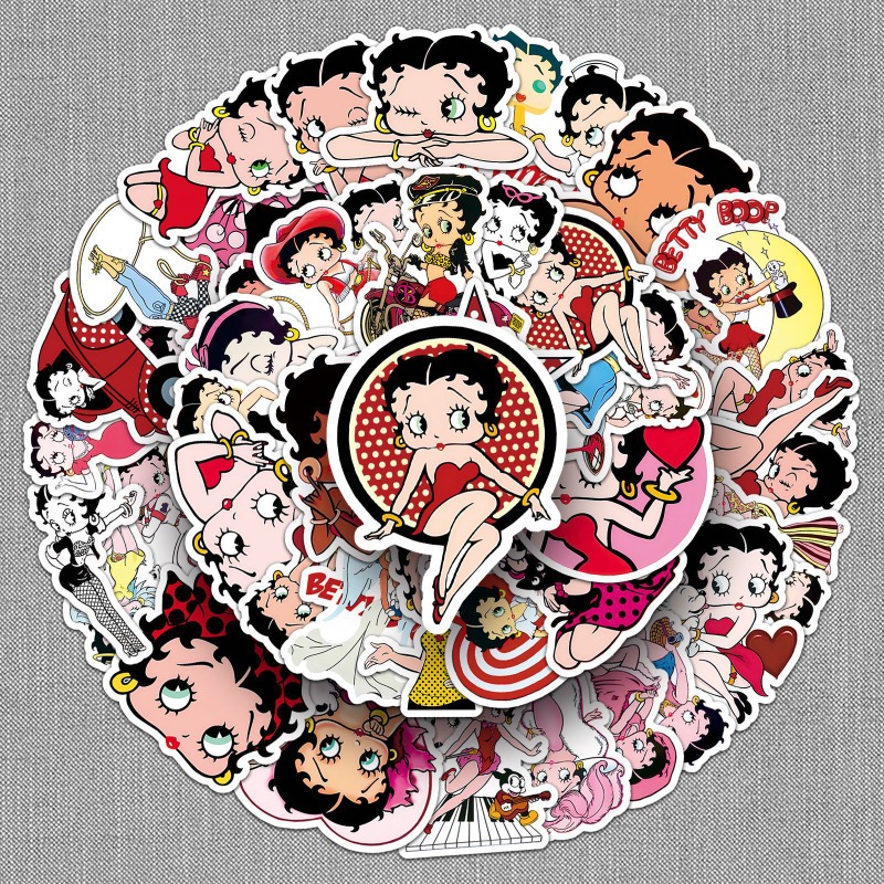 Betty Boop 50 stickers high co - đánh giá và giá Model Kit For Girls