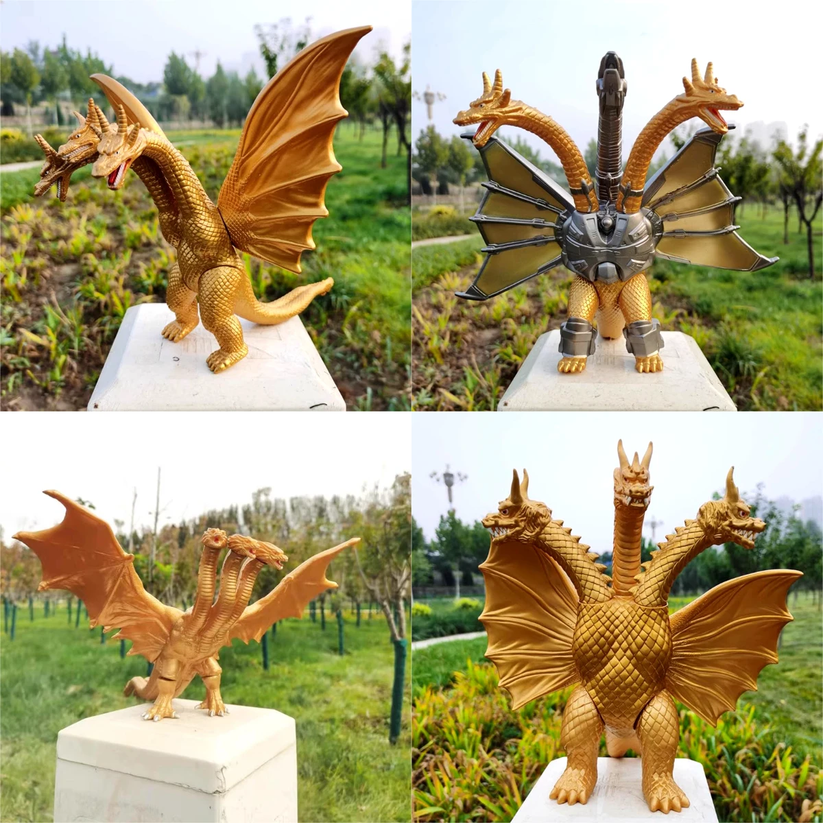 Large size three headed dragon - đánh giá và giá Model Kit Vs Figure