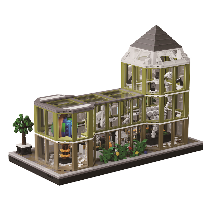 1496PCS Dinosaur Museum Buildi - đánh giá và giá Model Kit Dinosaur