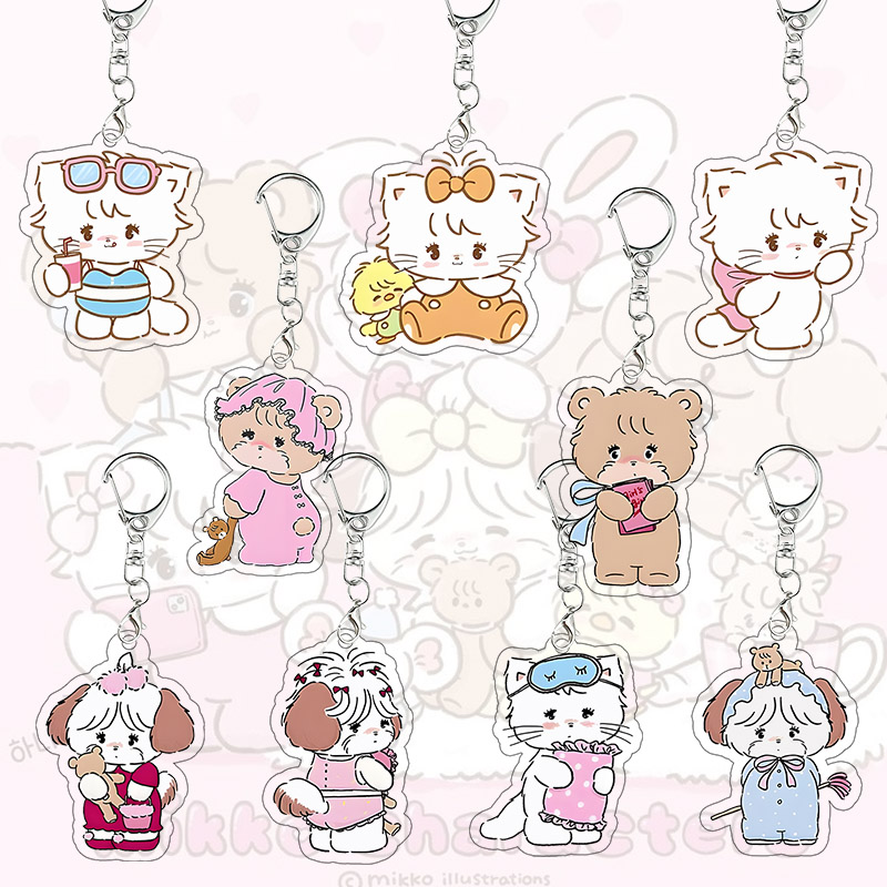 Mikko Kawaii Acrylic Keychain  - đánh giá và giá Model Kit For Girls